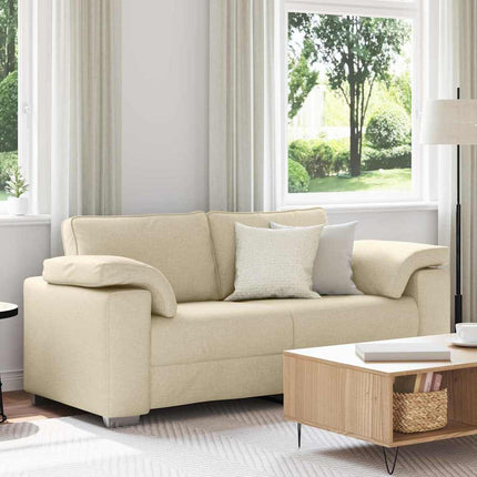Tosæders sofa Creme 180 cm Stof