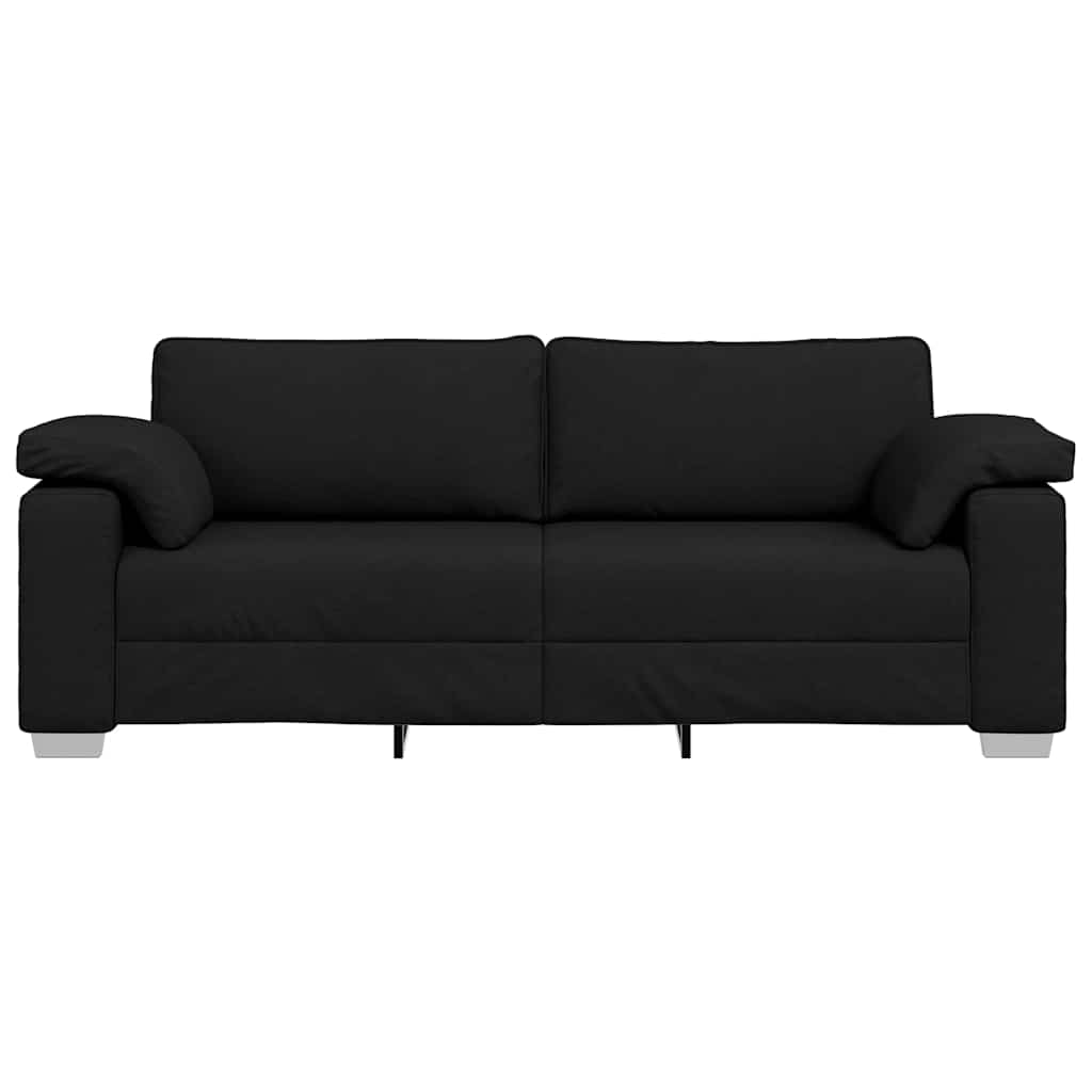 Sofa Sort 219 x 77 x 82 cm Stof