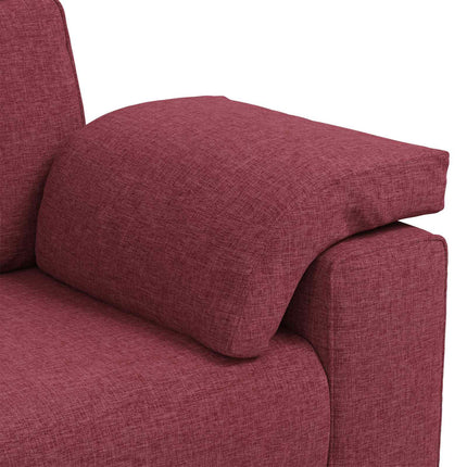 3-personers sofa Vinrød 220 cm Stof