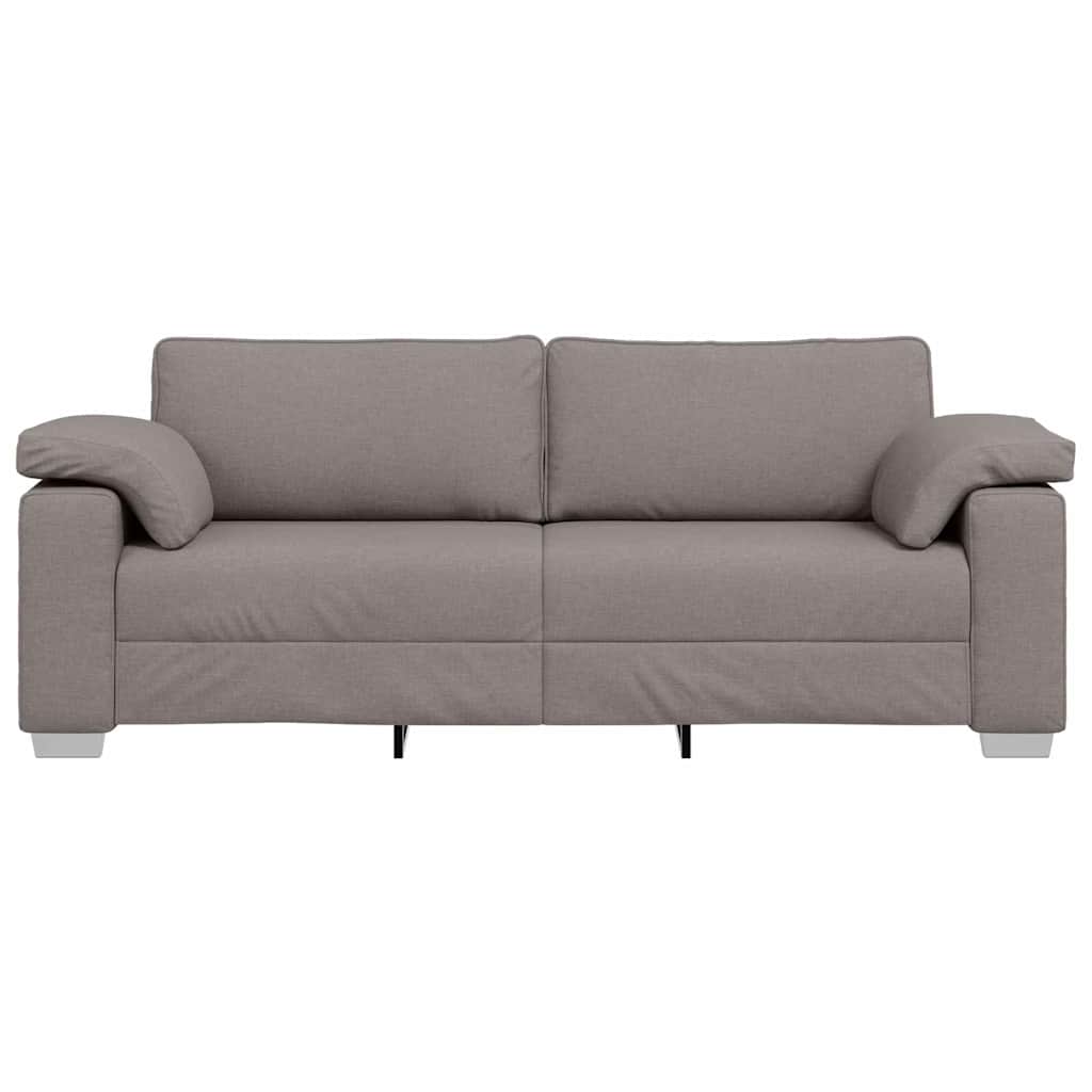 Sofa Gråbrun 219 x 77 x 82 cm Stof