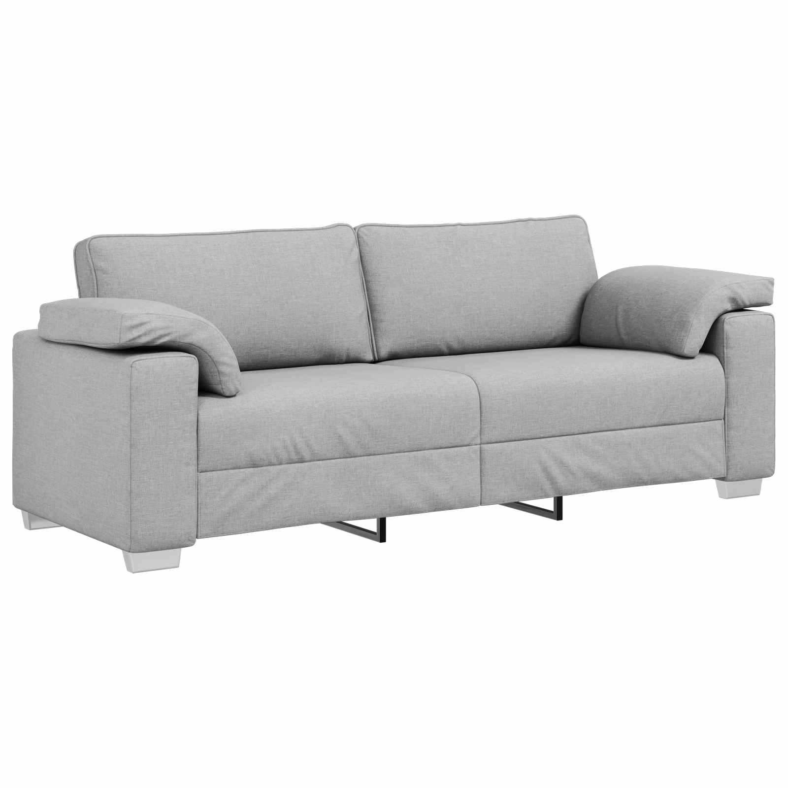 Sofa Skygrå 219 x 77 x 82 cm Stof