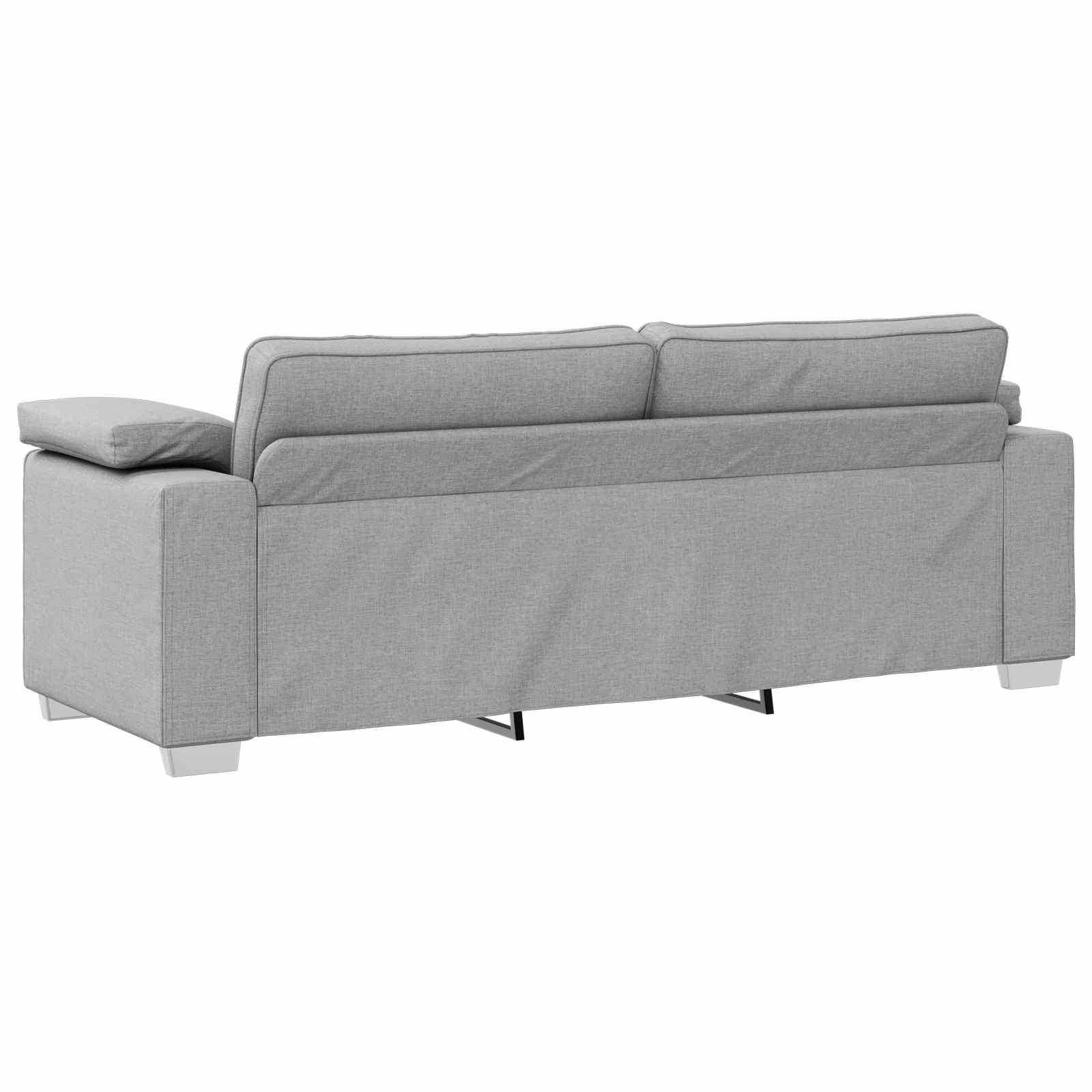 Sofa Skygrå 219 x 77 x 82 cm Stof