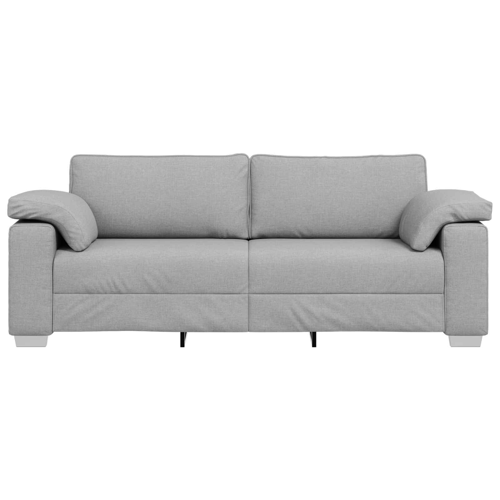 Sofa Skygrå 219 x 77 x 82 cm Stof
