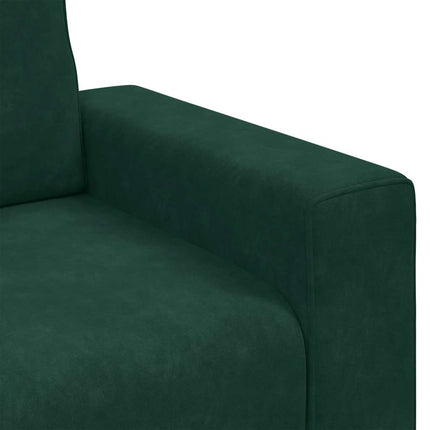 sofastol 100x77x82 cm fløjl lysegrøn