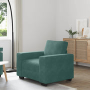 sofastol 60 cm fløjl lysegrøn