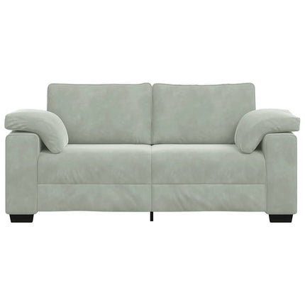 elskovssofa 180x77x82 cm fløjl lysegrå