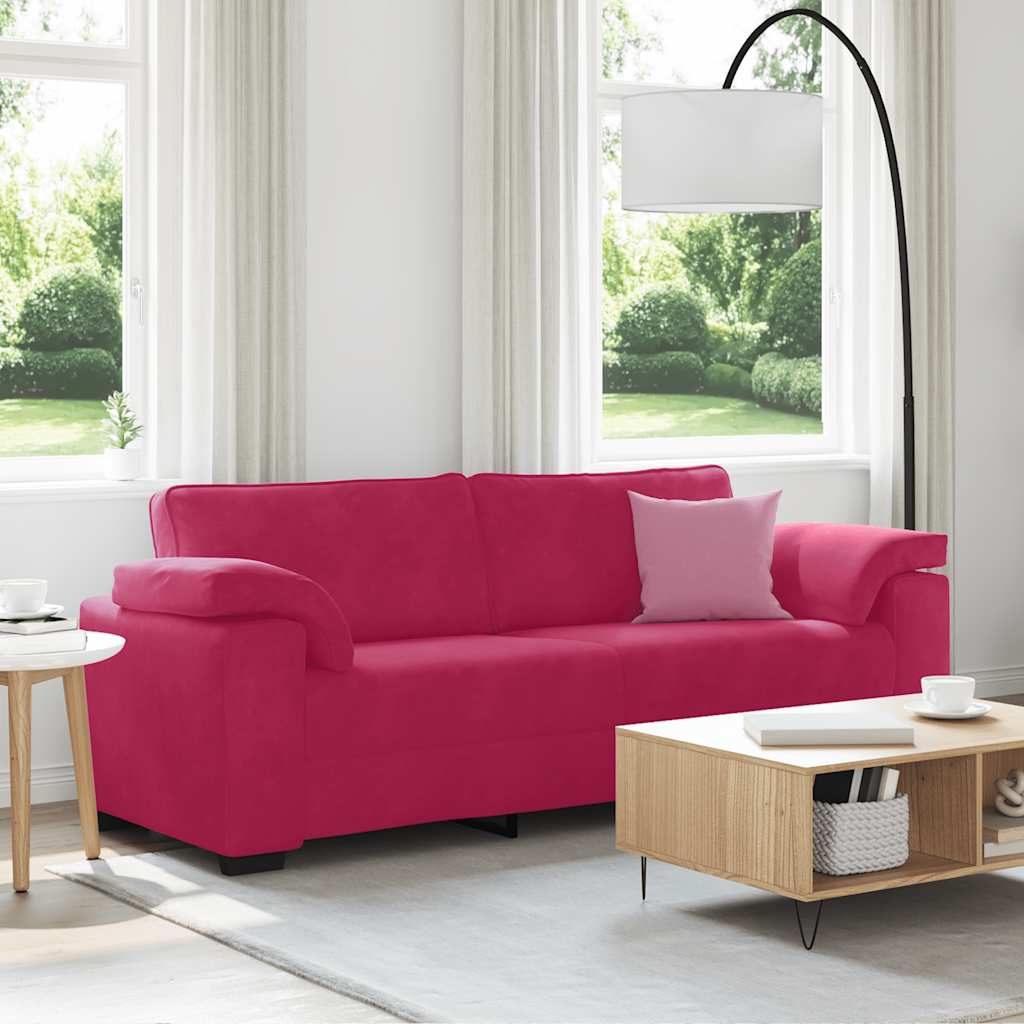 3-personers sofa 220x77x82 cm fljl vinrd