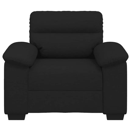 lænestol 100x81x84 cm stof sort