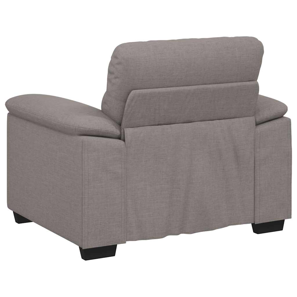 lænestol 60 cm stof gråbrun