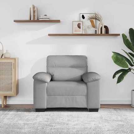 sofastol 100x81x84 cm stof skygrå