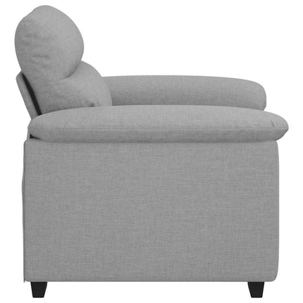 sofastol 100x81x84 cm stof skygrå