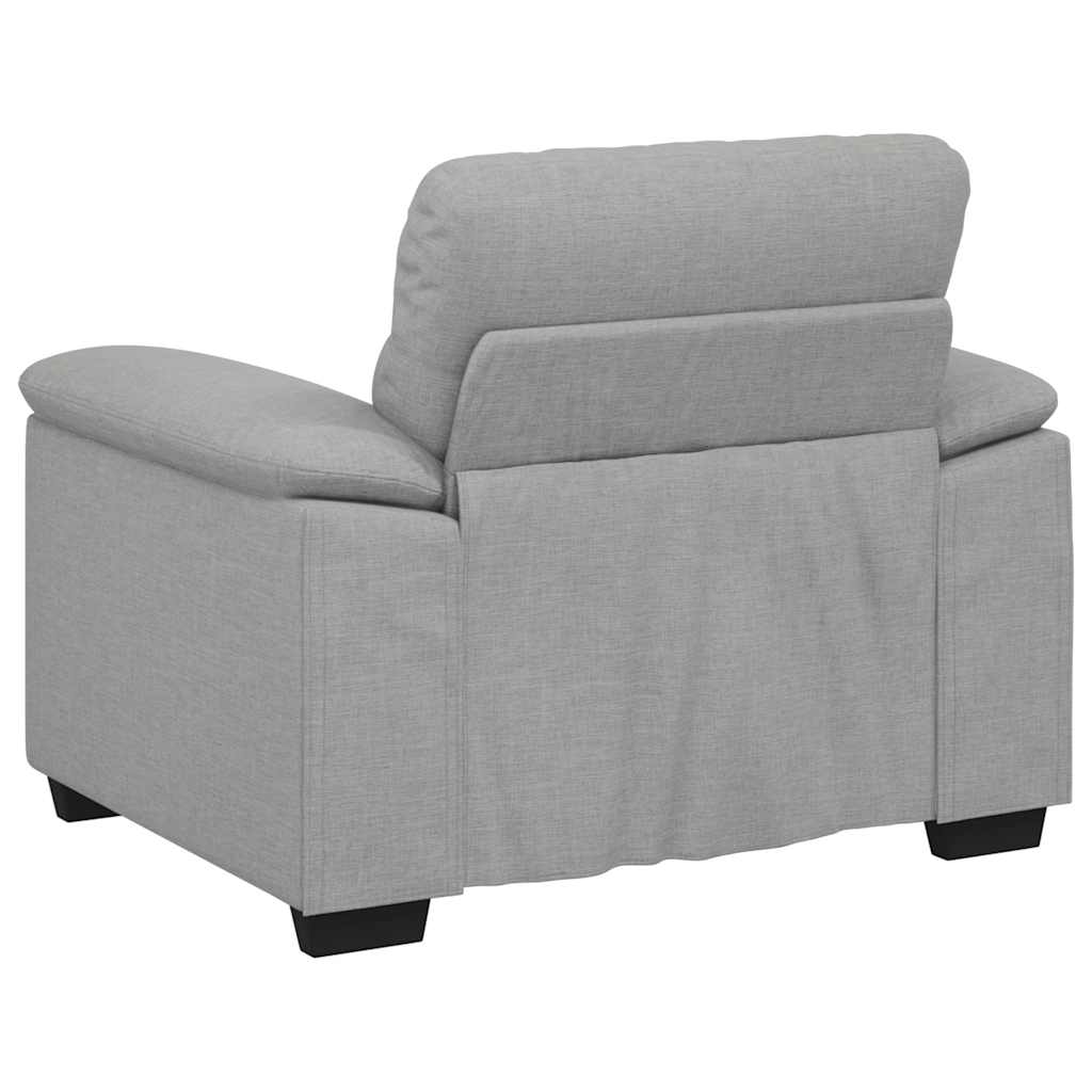 sofastol 55 cm stof skygrå
