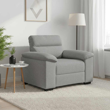 sofastol 100x81x84 cm stof skygrå
