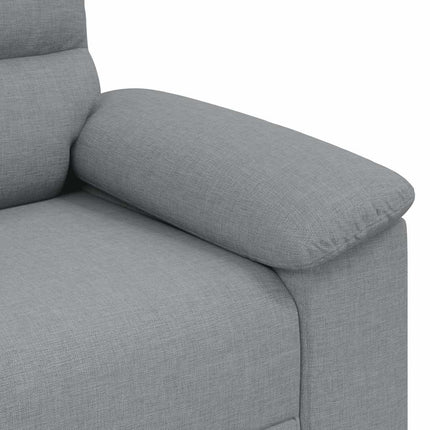 2-personers sofa 160x81x84 cm stof lysegrå