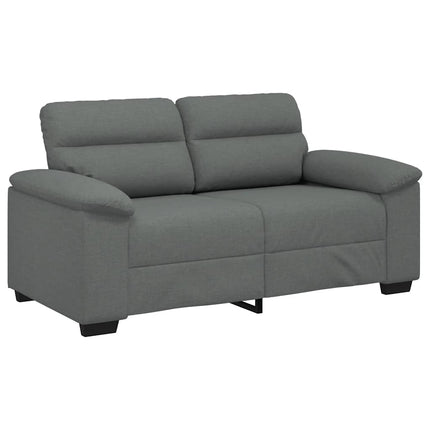 2-personers sofa 160x81x84 cm stof mørkegrå