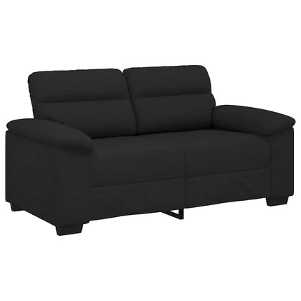 2-personers sofa 160x81x84 cm stof sort