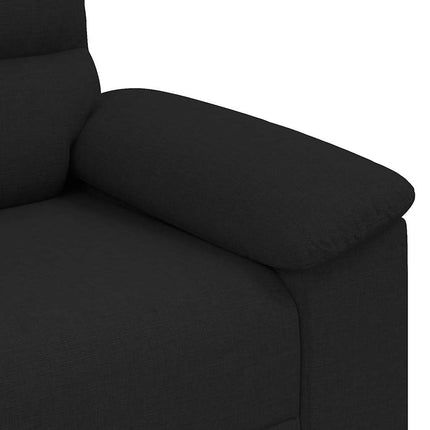2-personers sofa 160x81x84 cm stof sort
