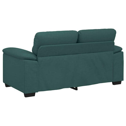 2-personers sofa 160x81x84 cm stof mørkegrøn