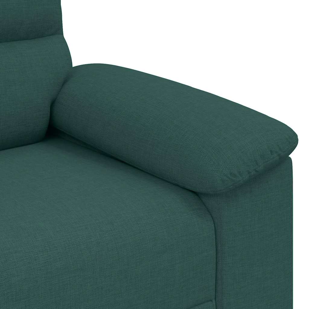 2-personers sofa 120 cm stof mørkegrøn