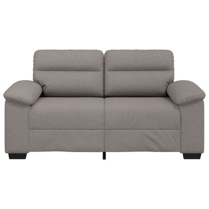 2-personers sofa 160x81x84 cm stof gråbrun