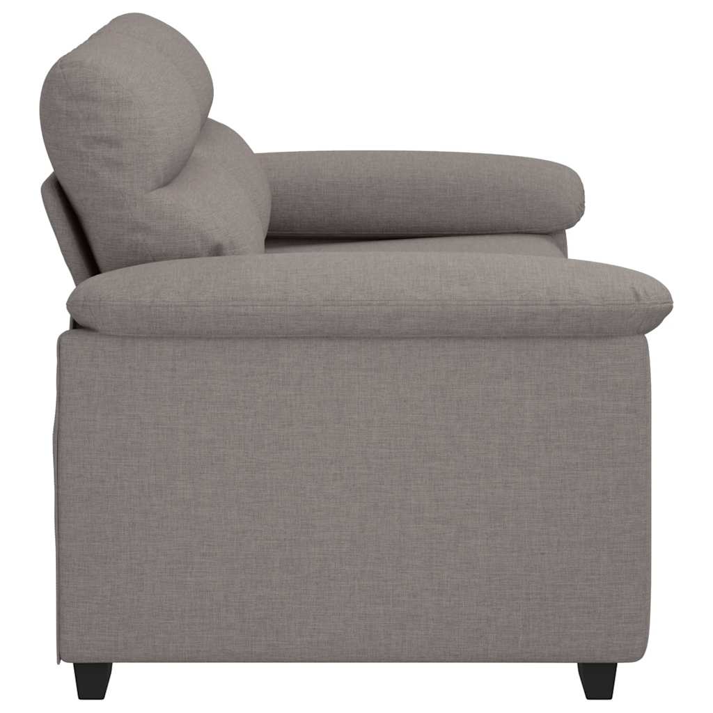 2-personers sofa 120 cm stof gråbrun