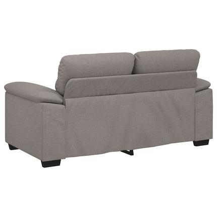 2-personers sofa 160x81x84 cm stof gråbrun