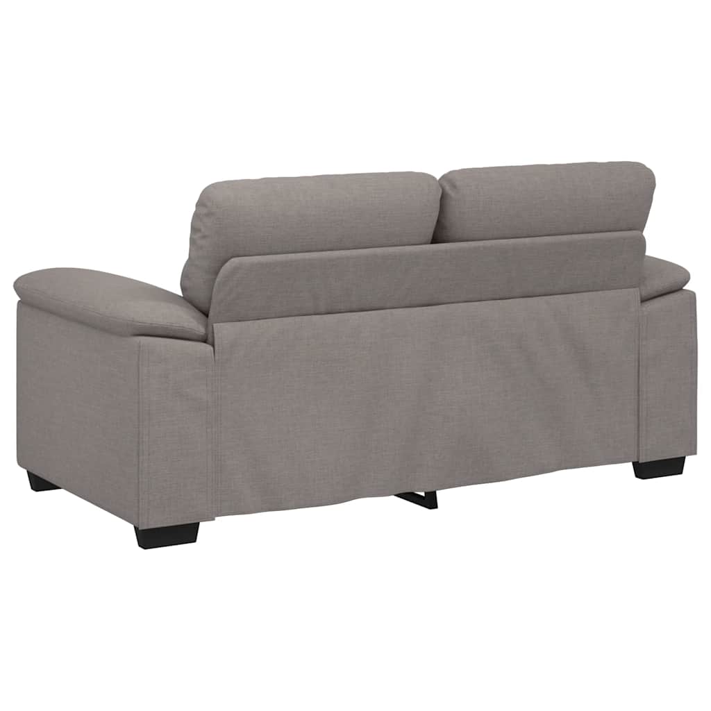 2-personers sofa 120 cm stof gråbrun