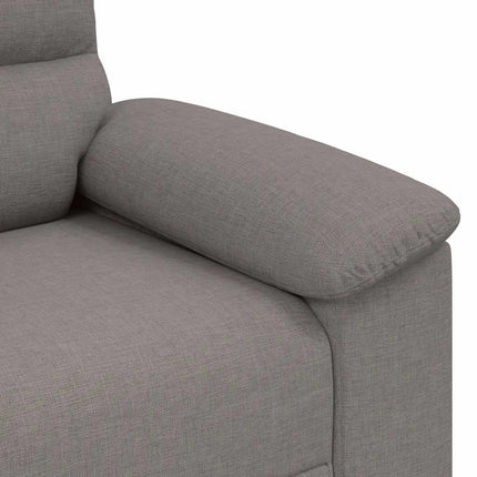 2-personers sofa 160x81x84 cm stof gråbrun