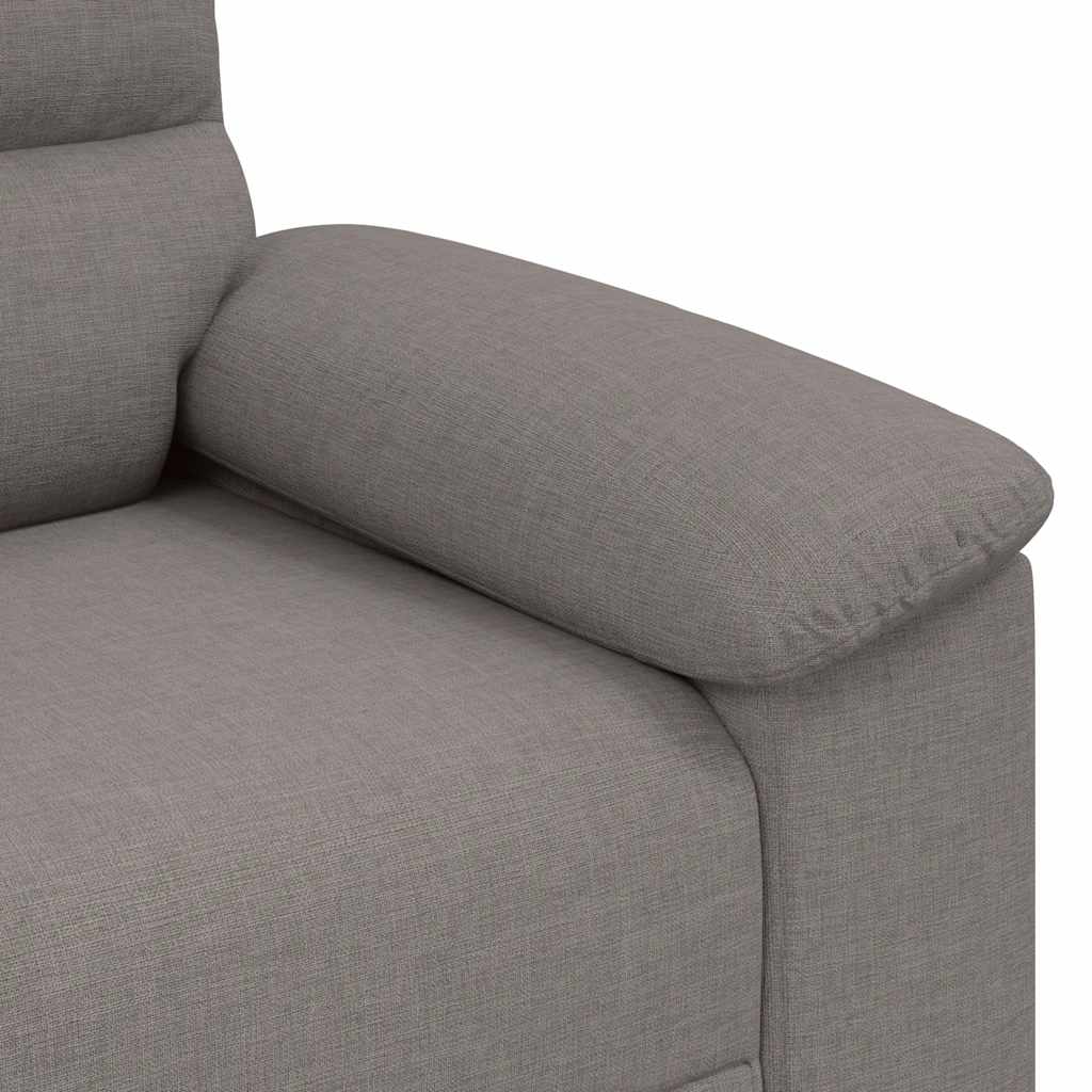 2-personers sofa 120 cm stof gråbrun