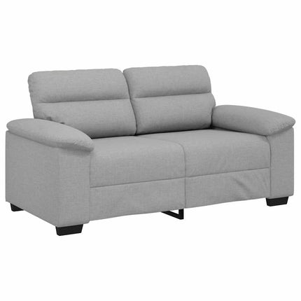 2-personers sofa 160x81x84 cm stof skygrå