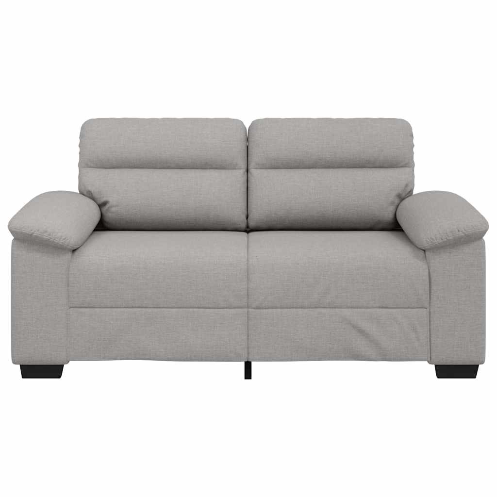 2-personers sofa 120 cm stof skygrå