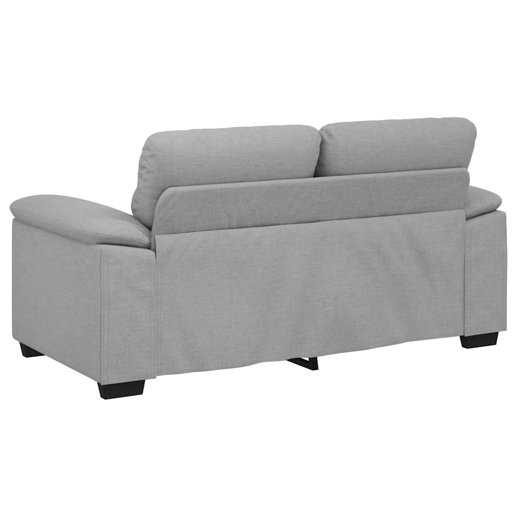 2-personers sofa 120 cm stof skygrå