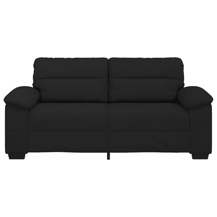 2-personers sofa 180x81x84 cm stof sort