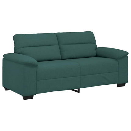 2-personers sofa 180x81x84 cm stof mørkegrøn