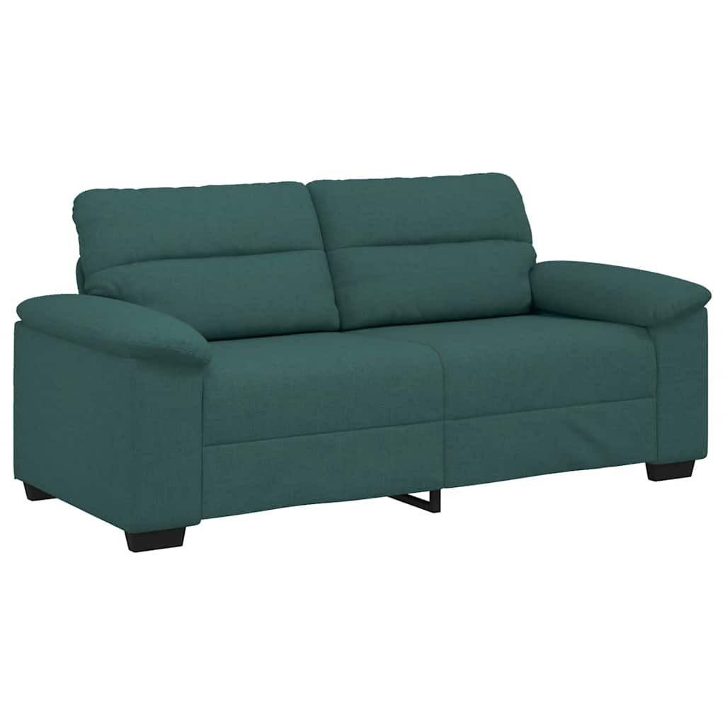 2-personers sofa 140 cm stof mørkegrøn