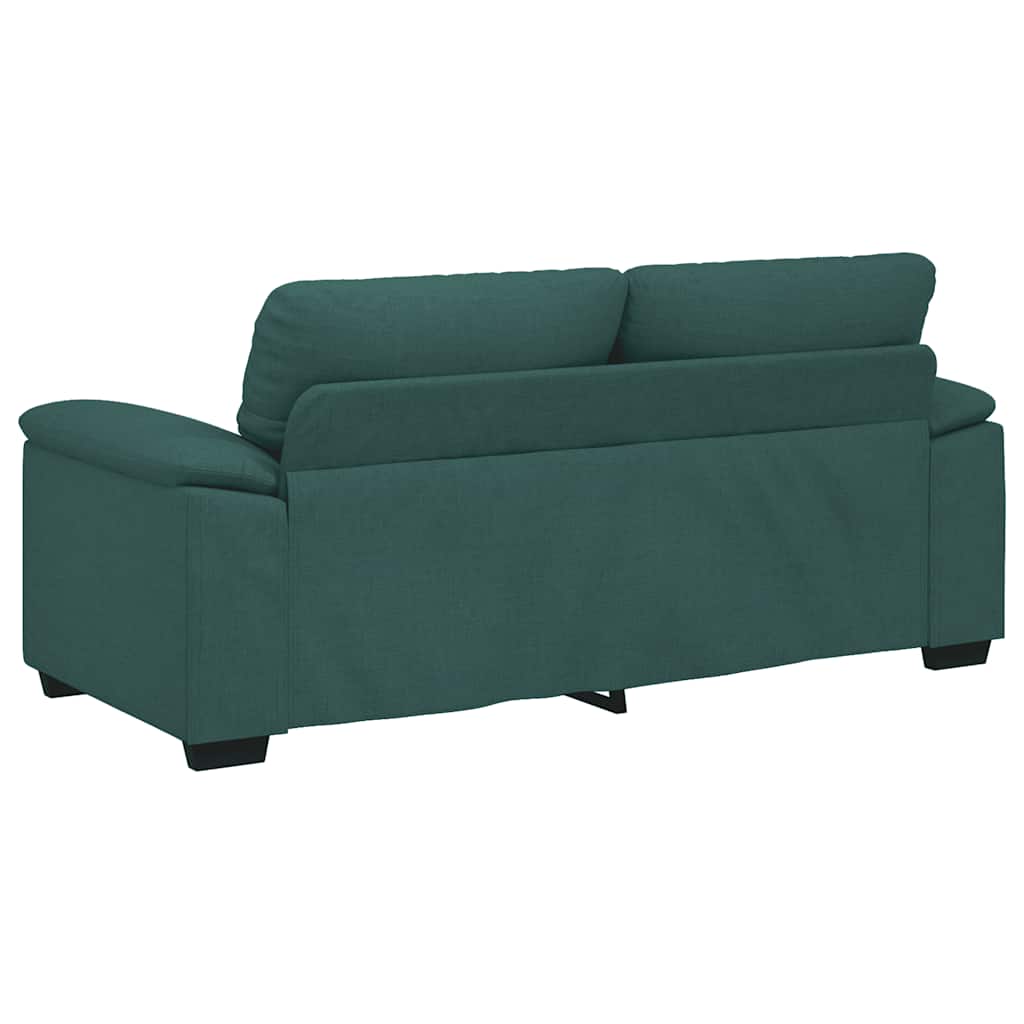 2-personers sofa 140 cm stof mørkegrøn