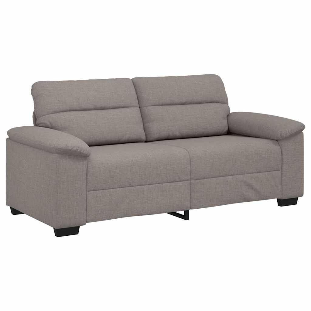 2-personers sofa 140 cm stof gråbrun