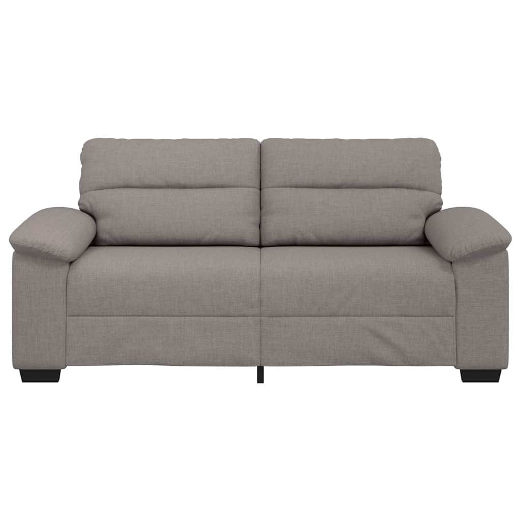 2-personers sofa 140 cm stof gråbrun