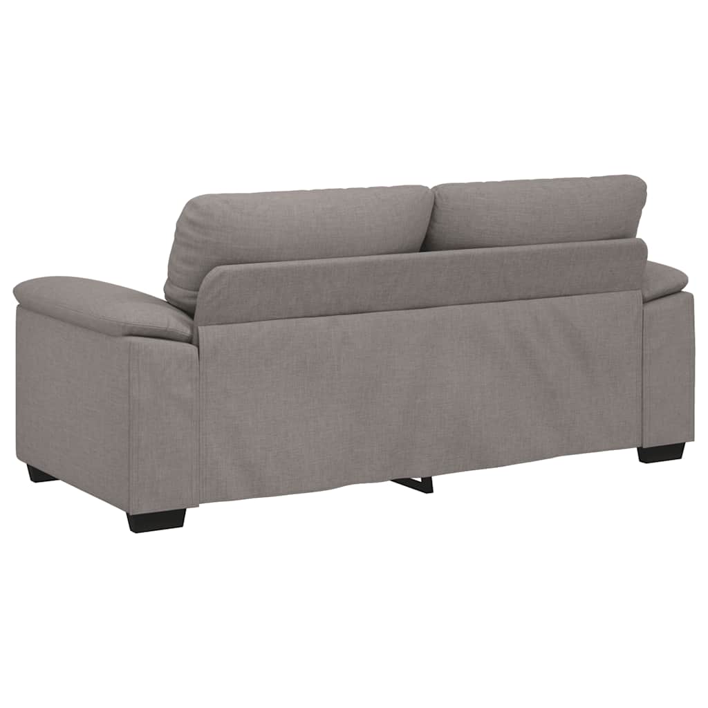 2-personers sofa 140 cm stof gråbrun