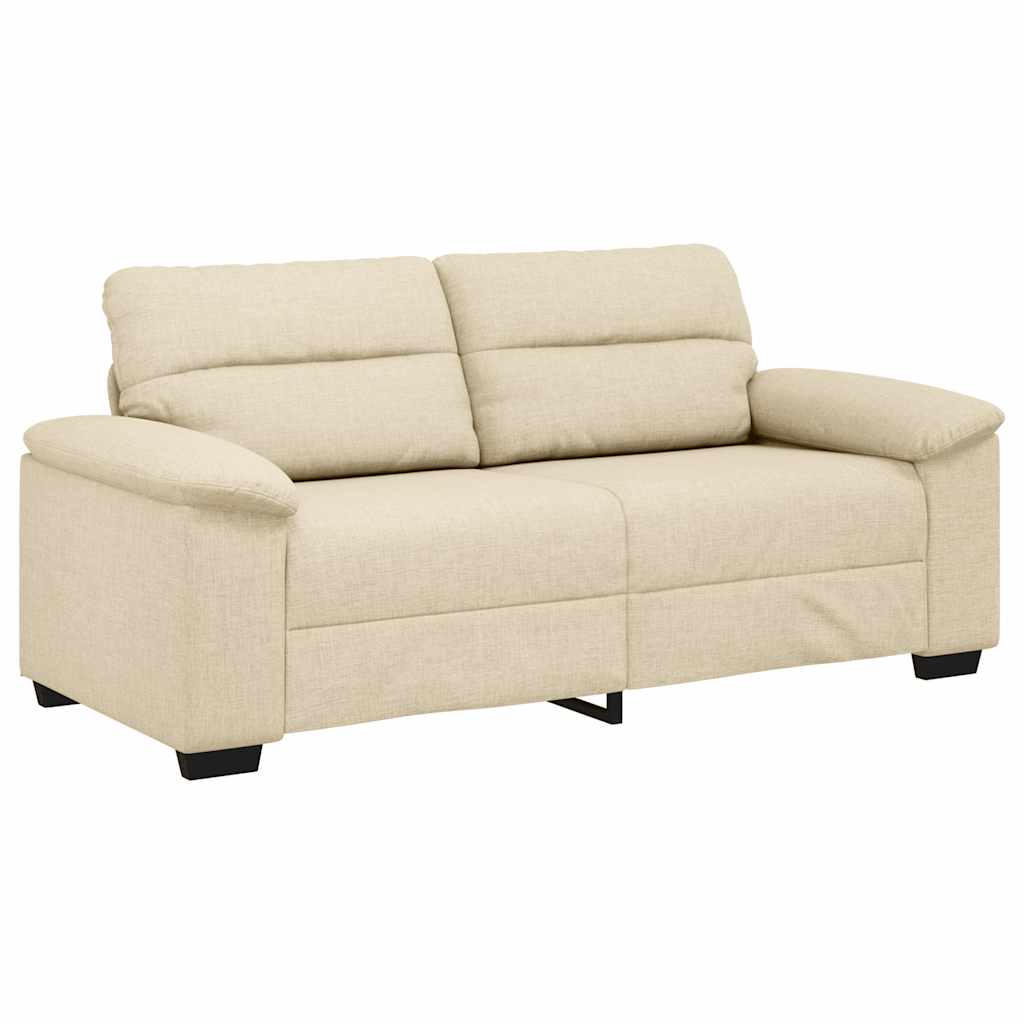 2-personers sofa 140 cm stof cremefarvet