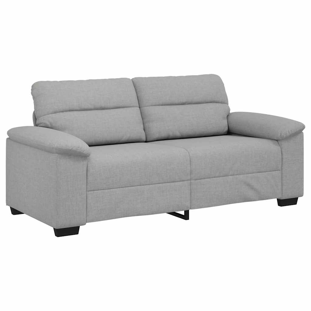 2-personers sofa 140 cm stof skygrå
