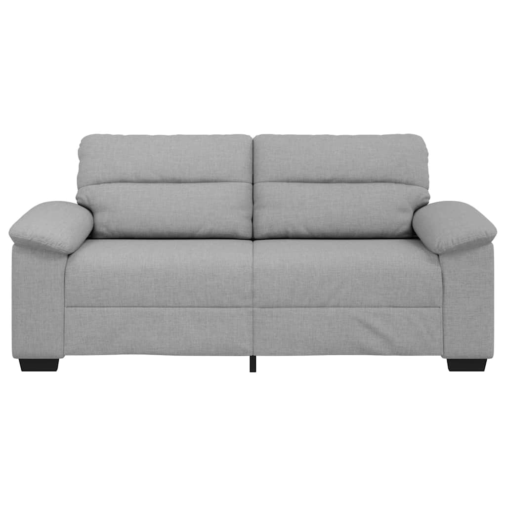 2-personers sofa 140 cm stof skygrå