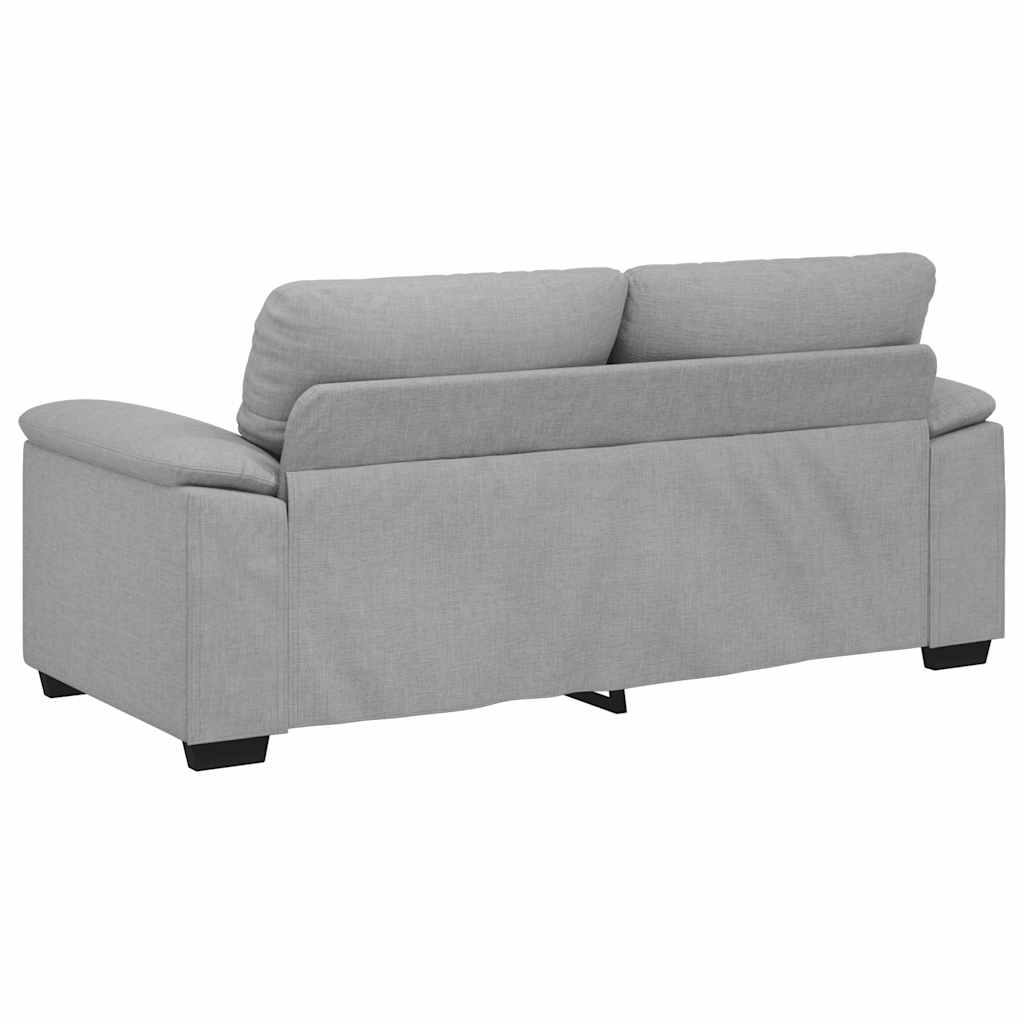 2-personers sofa 140 cm stof skygrå