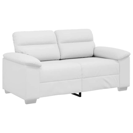 2-personers sofa hvid 160x81x84 cm kunstlæder
