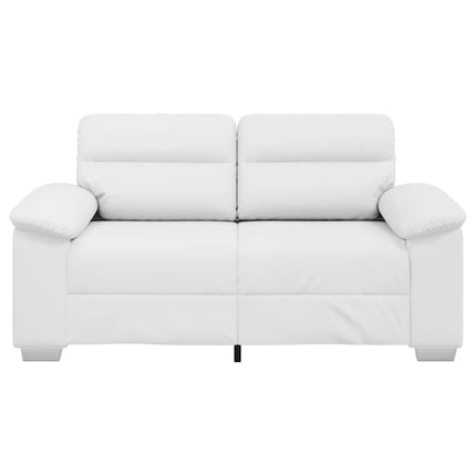 2-personers sofa hvid 160x81x84 cm kunstlæder