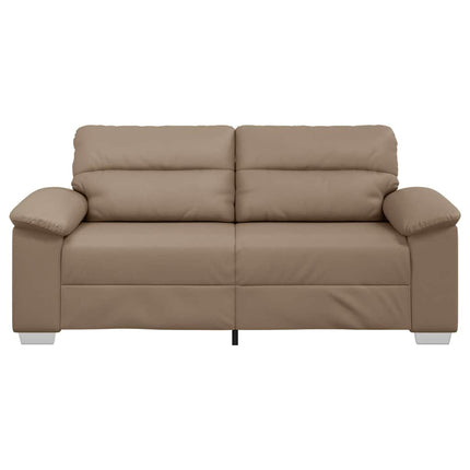 2-personers sofa cappuccino 180x81x84 cm kunstlæder