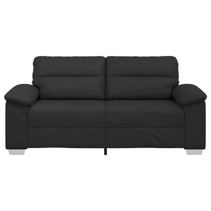 2-personers sofa sort 180x81x84 cm kunstlæder