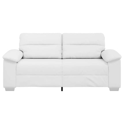 2-personers sofa hvid 180x81x84 cm kunstlæder