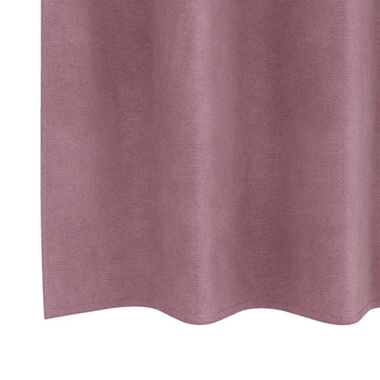 Mørklægningsgardiner 2 stk. Mørk pink 140 x 245 cm Fløjl
