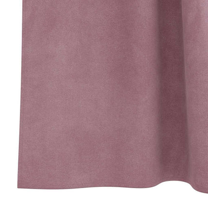 Mørklægningsgardiner 2 stk. Mørk pink 140 x 260 cm Fløjl